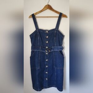 Divided by H&M overall denim dress